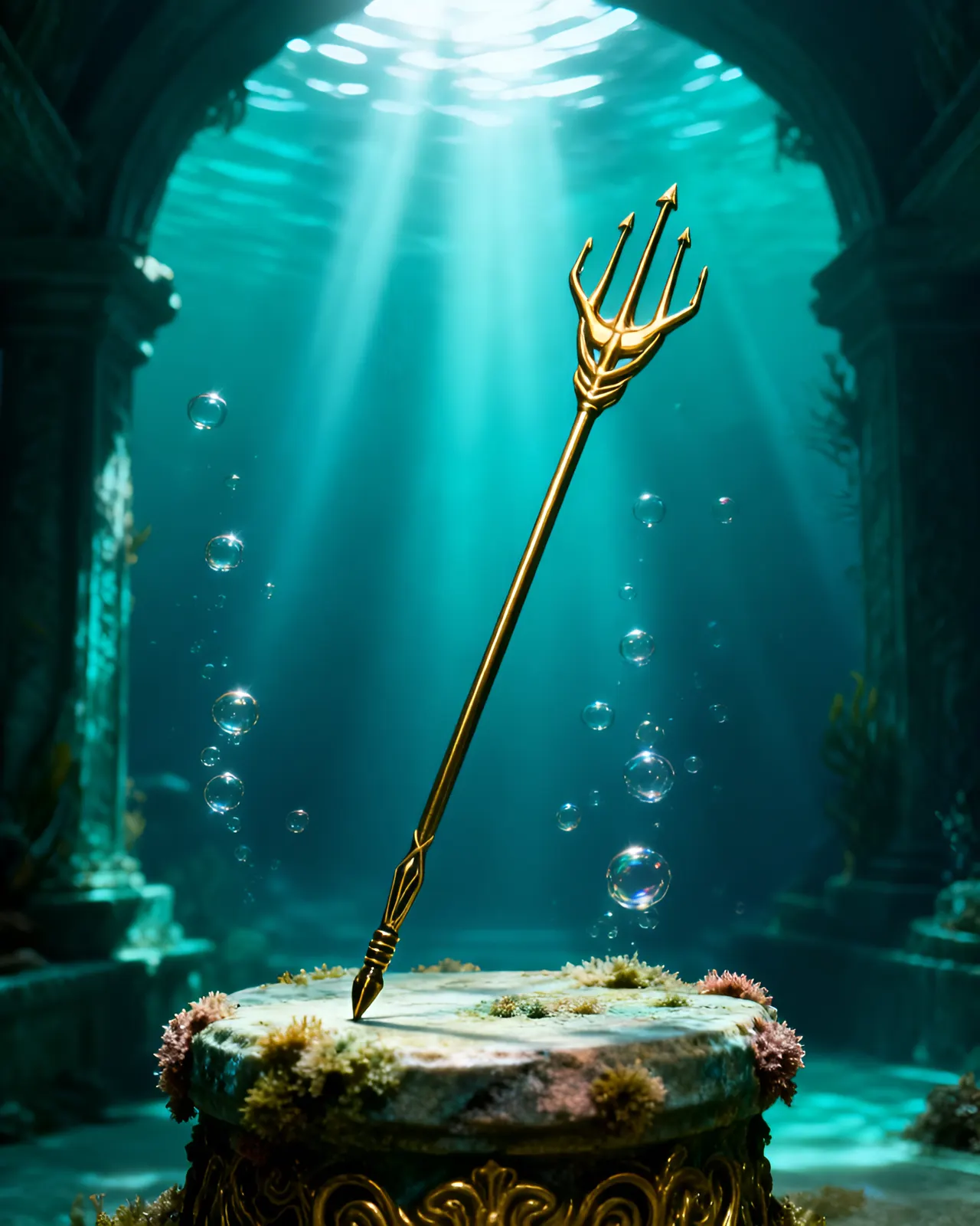 Alliance Entertainment Aquaman Atlanna Trident Scaled Prop Replica - Image 8