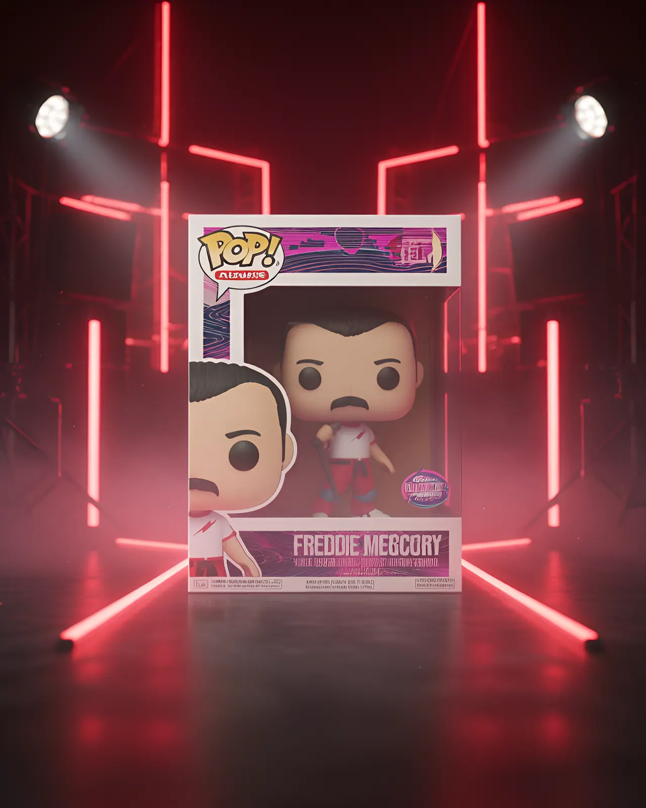 Funko Pop! Albums: Queen – Freddie Mercury Flash Gordon Vinyl Figure - Image 4