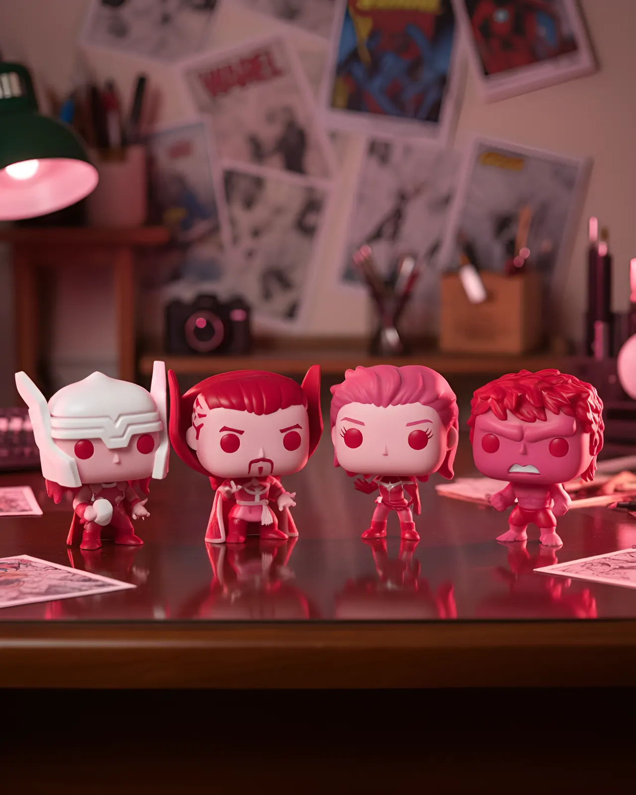 Funko Pocket POP Marvel Classics Valentine 4-Pack – Walmart Exclusive - Image 3