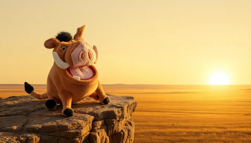 Tomy Timon 7" Talking Plush – Disney The Lion King
