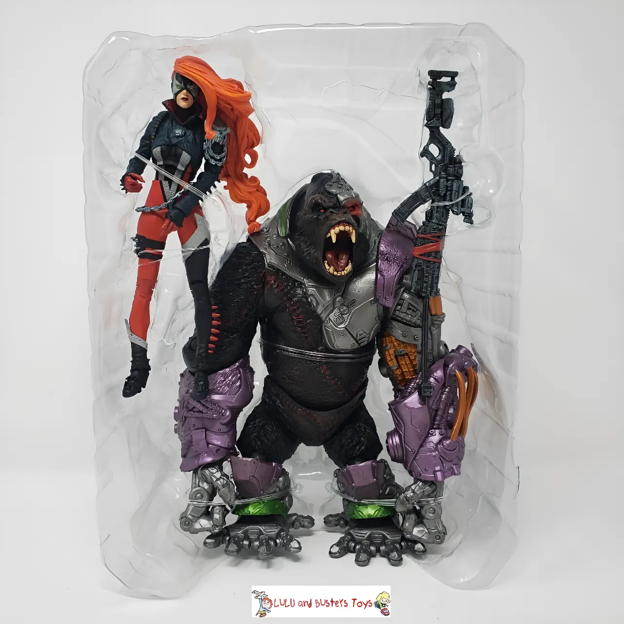 McFarlane Toys Spawn Gold Label 7" She-Spawn & Cygor 2‑Pack - Image 2