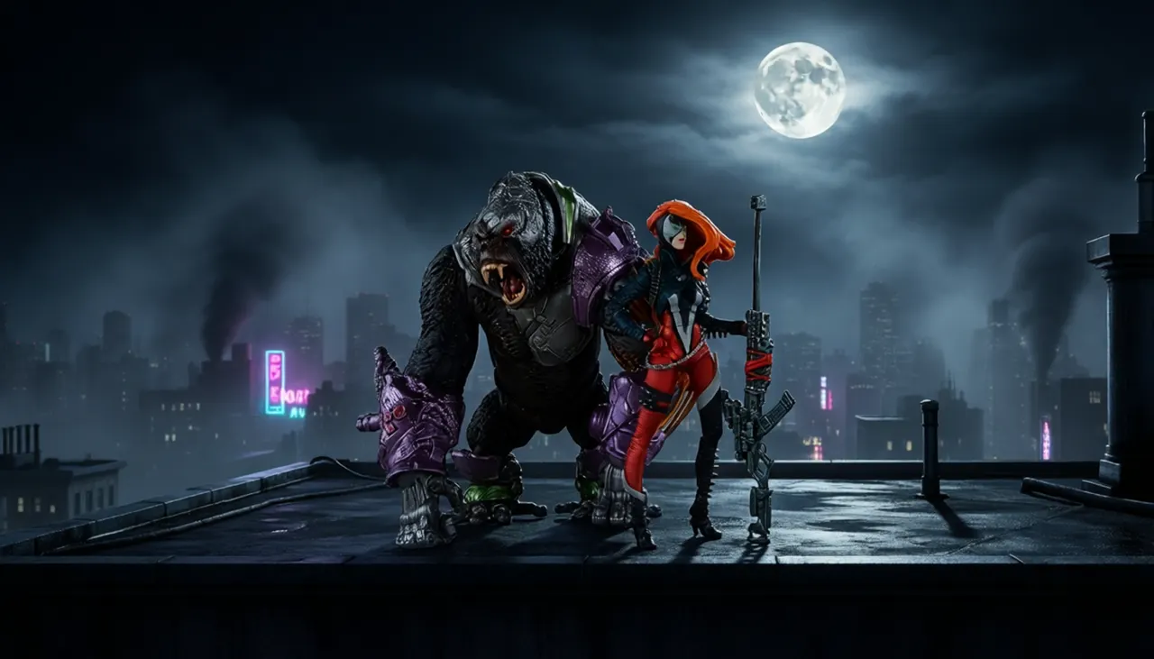 McFarlane Toys Spawn Gold Label 7" She-Spawn & Cygor 2‑Pack - Image 5