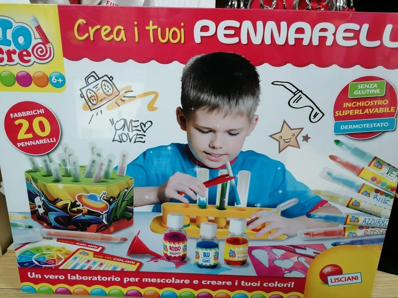 Lisciani CREA I TUOI PENNARELLI Color Mixing Lab Kit - Image 1