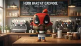 Funko Pop! Marvel Deadpool 30th Anniversary Coffee Barista Vinyl Figure - Thumbnail 2