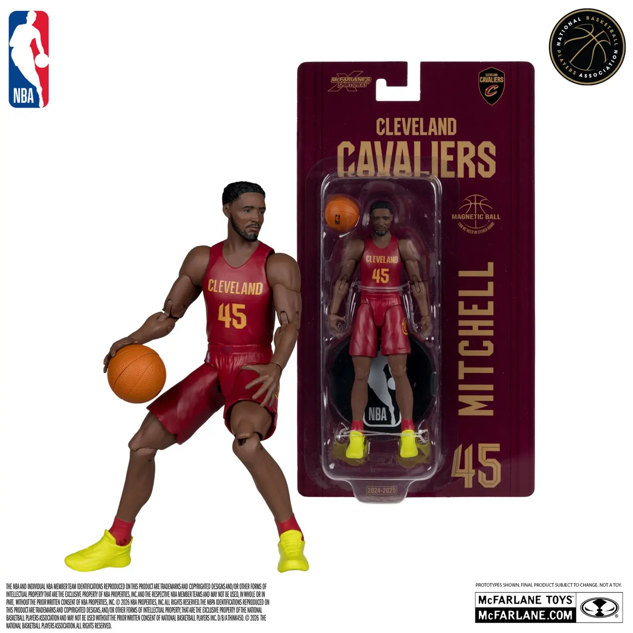 McFarlane Toys Donovan Mitchell 6" SportsPicks Figurine articulée - Image 1