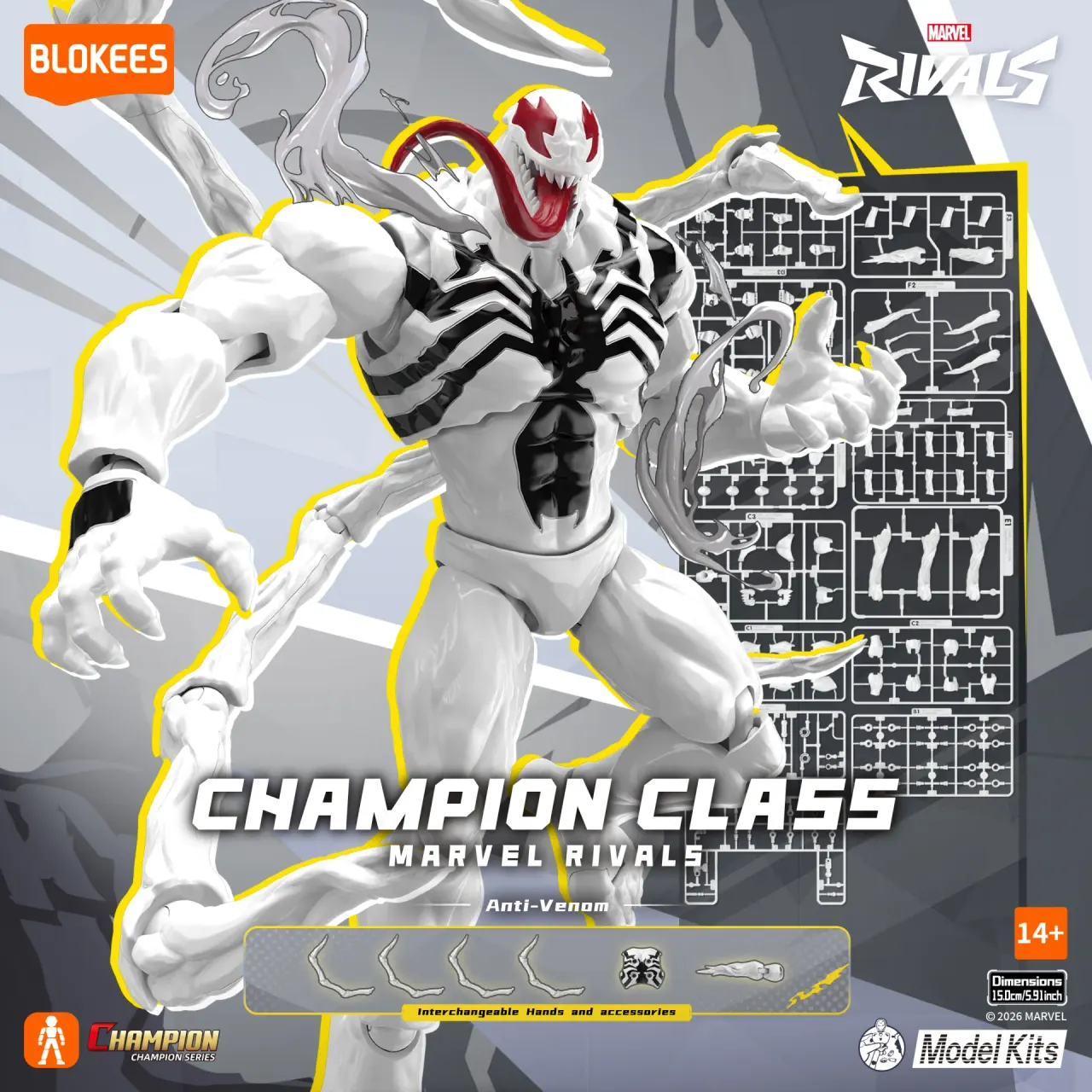 Blokees Marvel Anti-Venom Champion Class 15 Model Kit - Image 10