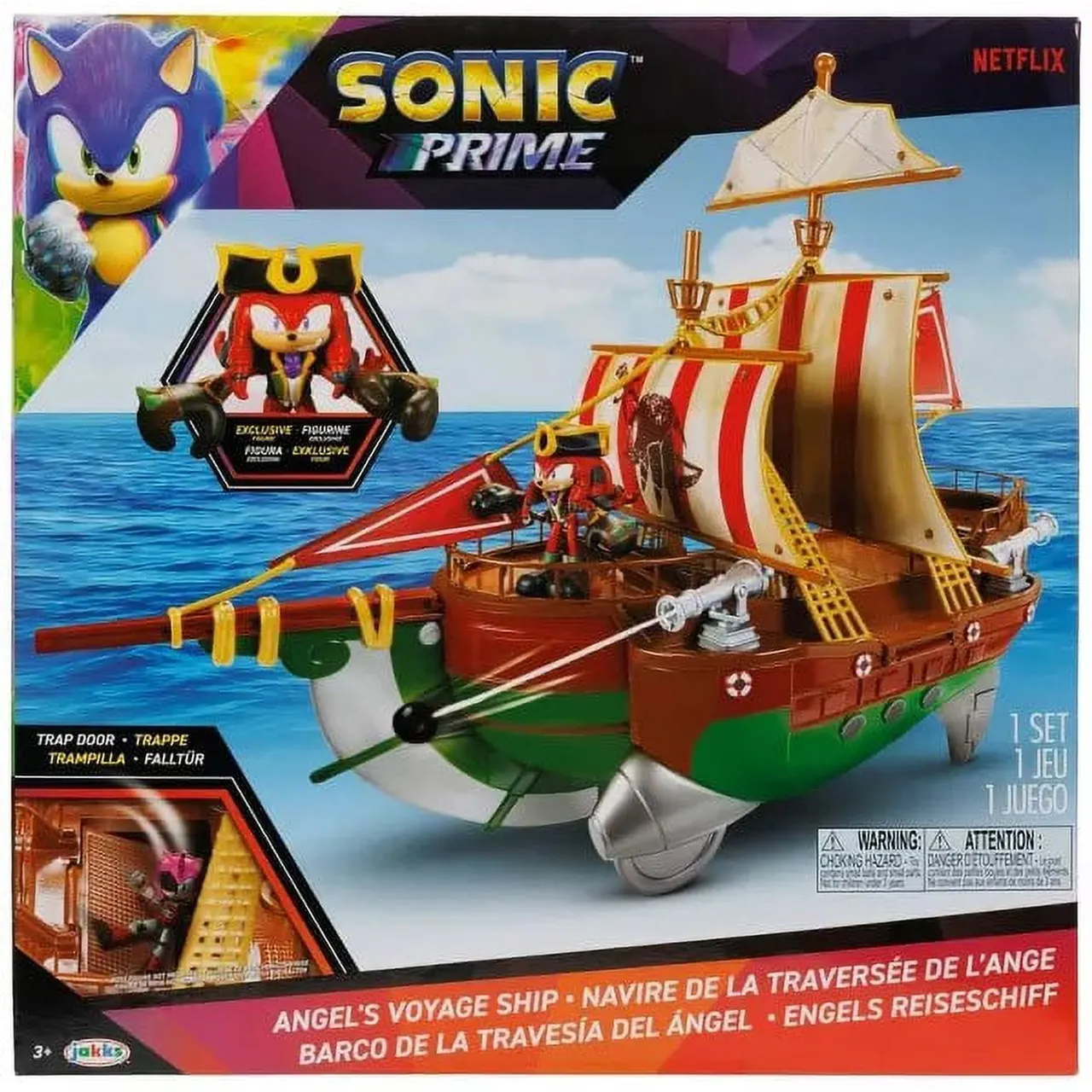 Jakks Pacific Sonic Angel's Voyage Ship Playset – Sonic Prime - Image 2