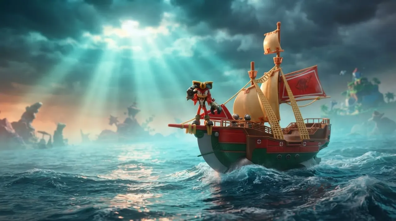 Jakks Pacific Sonic Angel's Voyage Ship Playset – Sonic Prime - Image 3