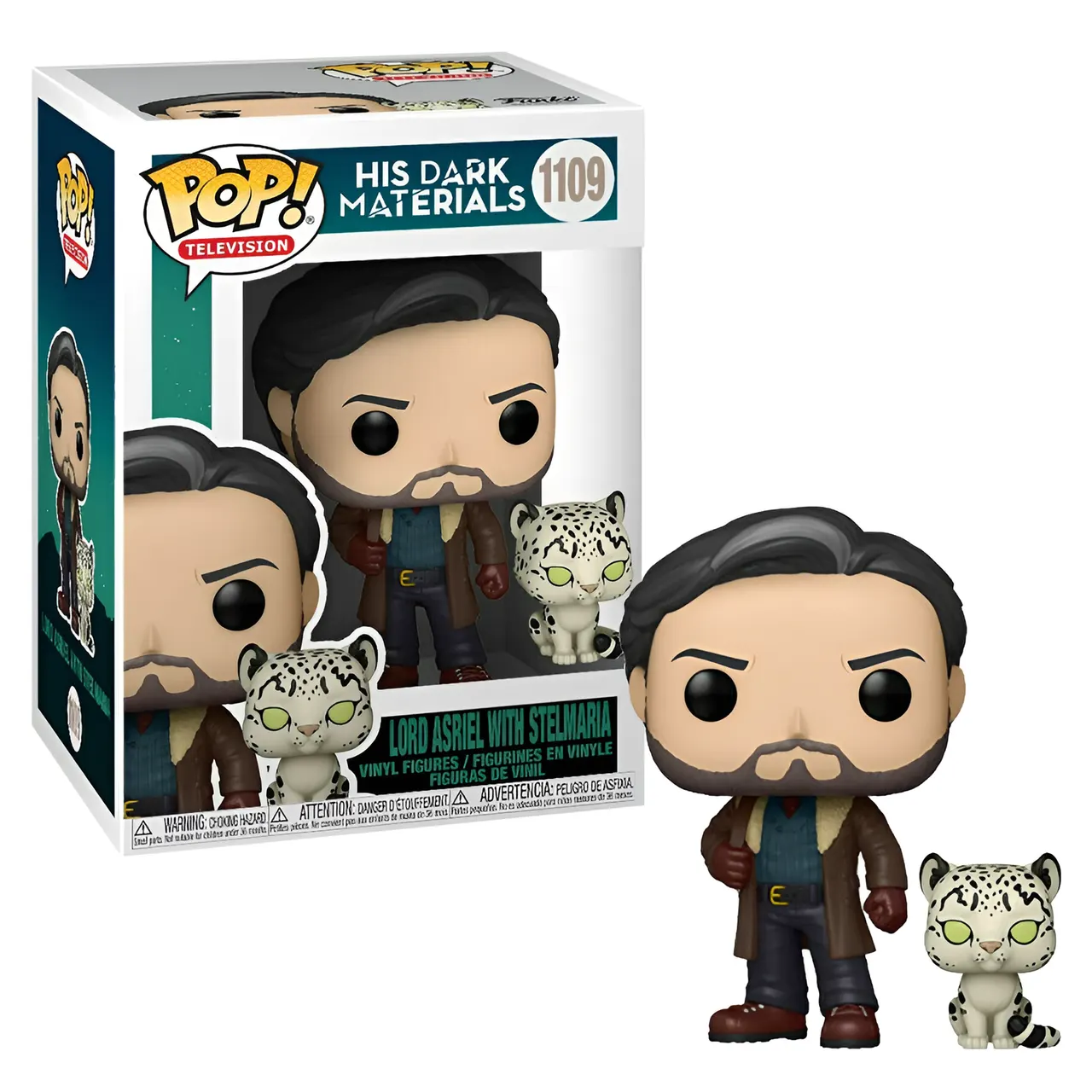 Funko Pop! & Buddy – Lord Asriel with Stelmaria (His Dark Materials) - Image 1