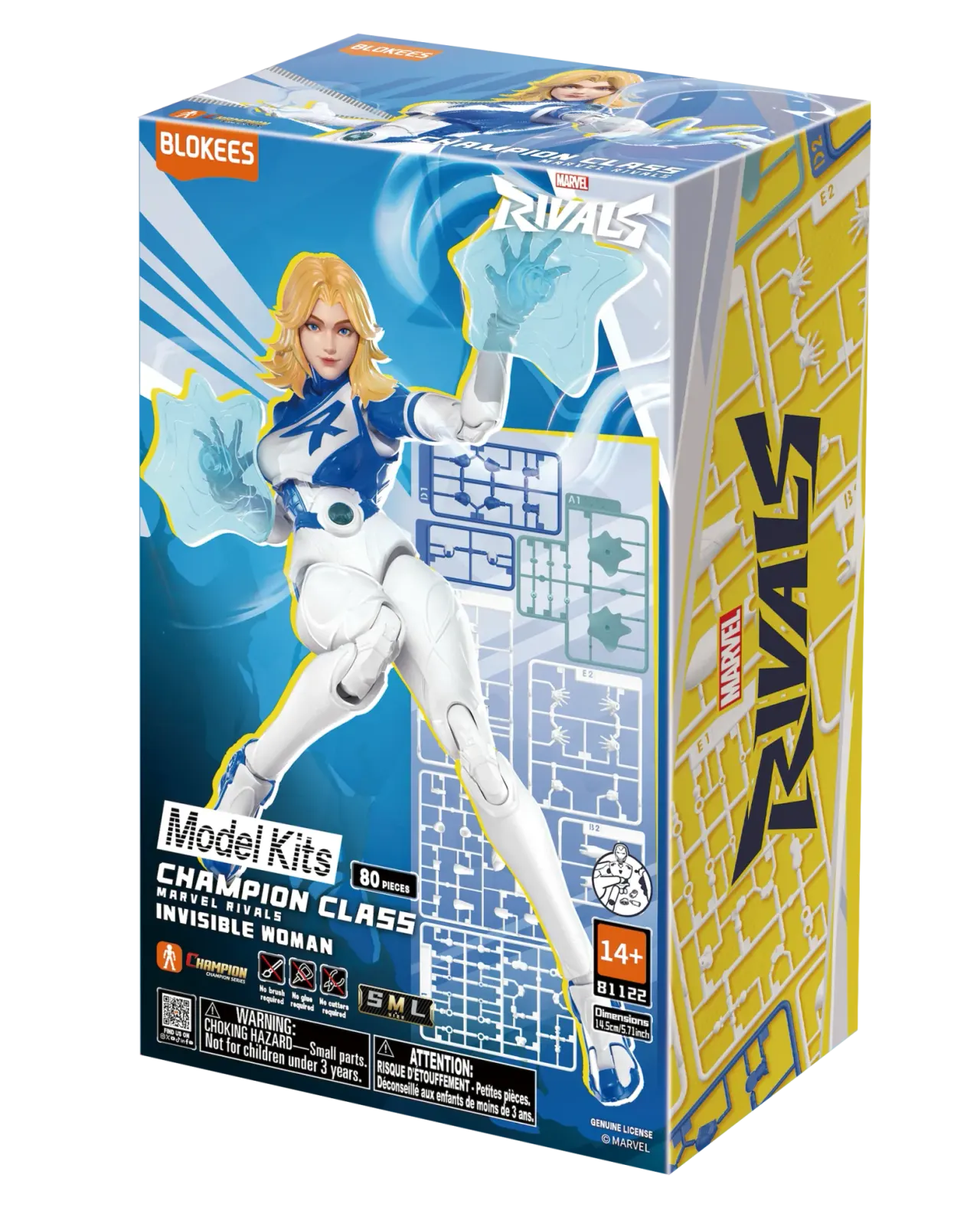 Blokees Invisible Woman Model Kit – Champion Class (Marvel Rivals) - Image 1