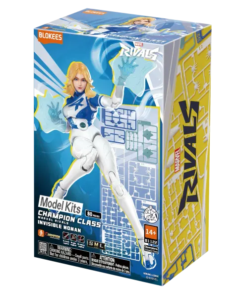 Kit de modélisation Blokees Invisible Woman – Champion Class (Marvel Rivals)