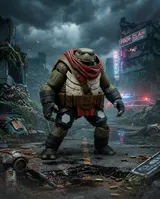 NECA Teenage Mutant Ninja Turtles Ultimate Odyn 7‑Inch Action Figure - Thumbnail 12