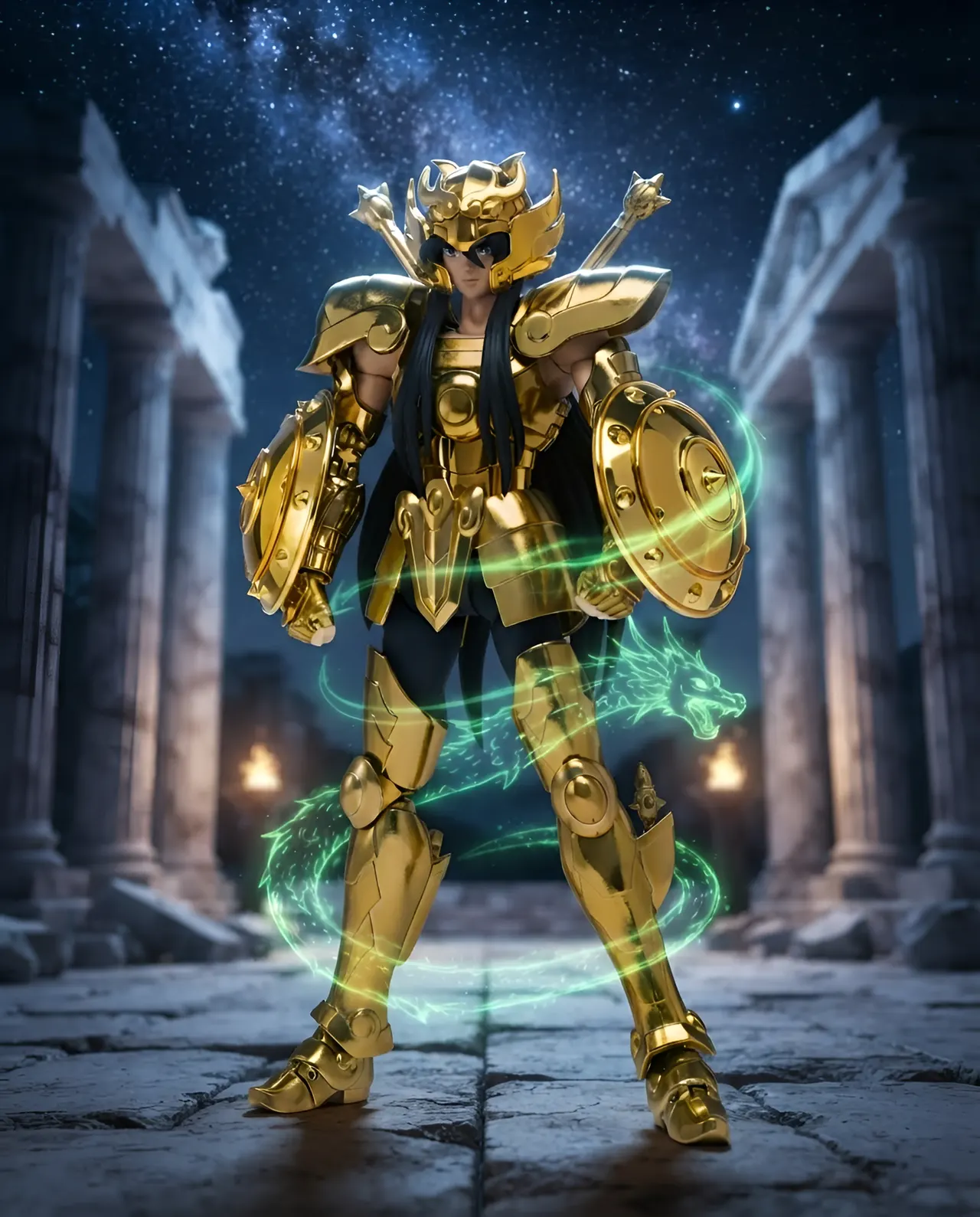 Bandai Spirits Saint Seiya Myth EX Libra Shiryu 18 cm Figure - Image 10