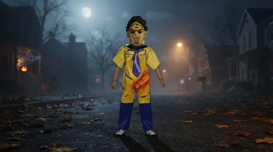 NECA Ben Cooper Costume Series 9 Leatherface Action Figure – 15 cm (The Texas Chainsaw Massacre)