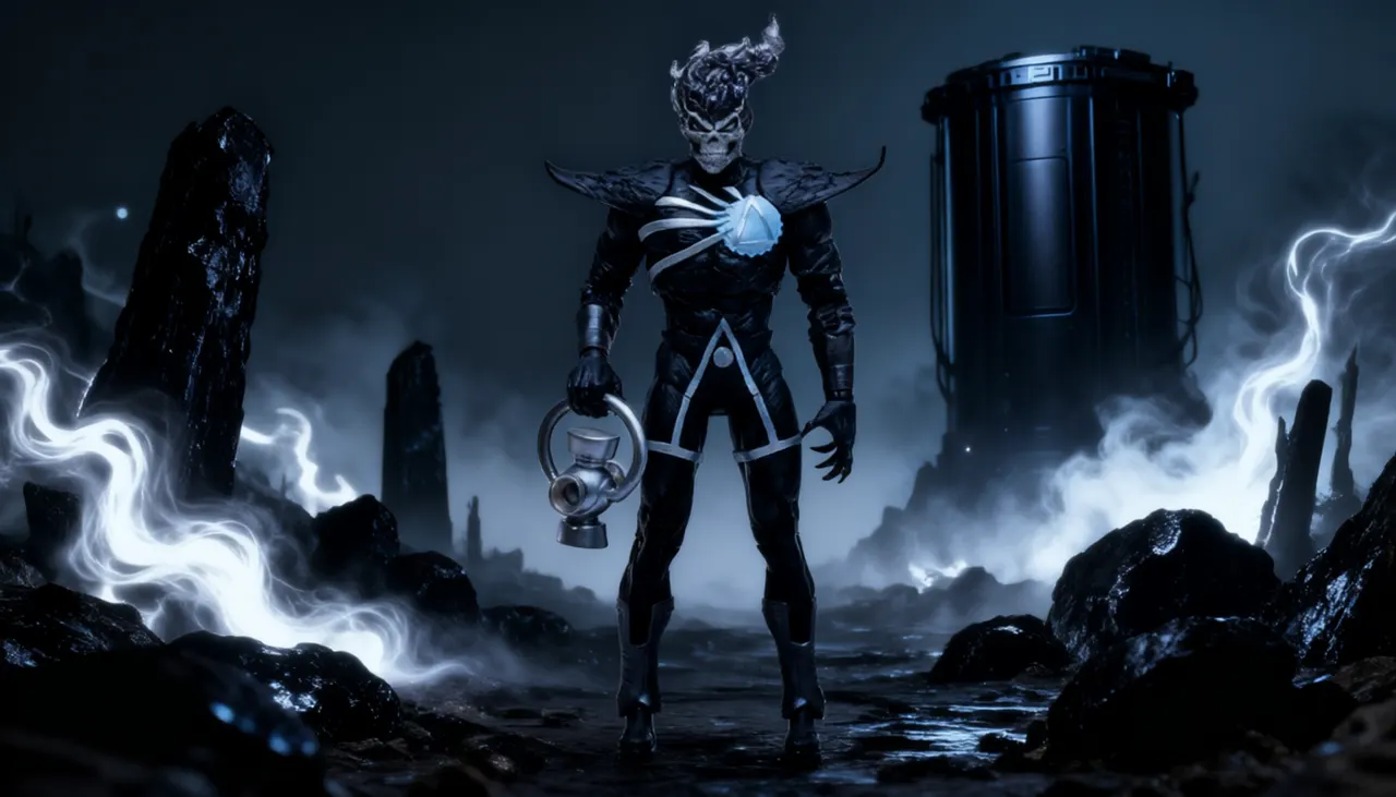 McFarlane Toys DC Multiverse Build-A-Fig 7" Deathstorm (Blackest Night) - Image 6