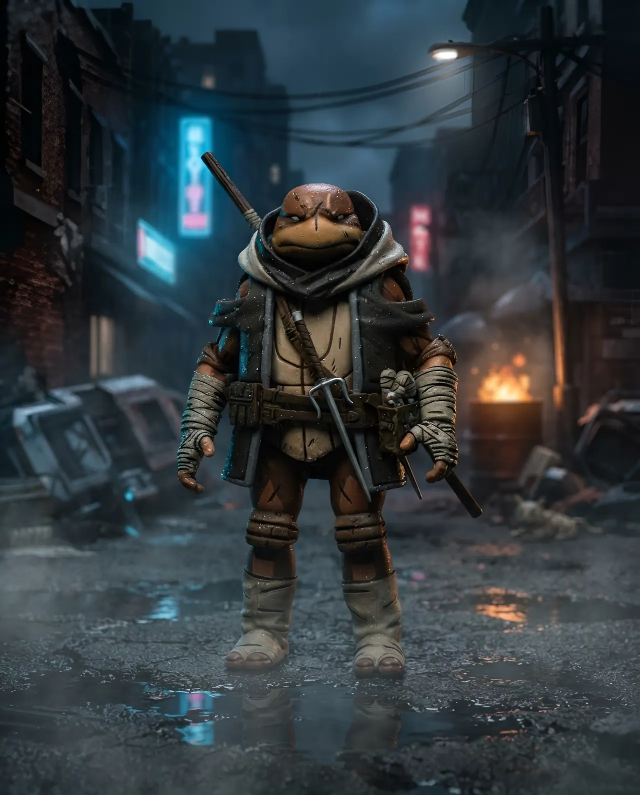 NECA Ultimate TMNT The Last Ronin Moja Action Figure – 7" - Image 13
