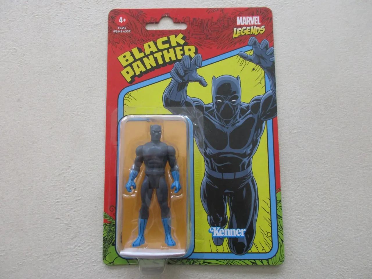 Hasbro Marvel Legends Retro 375 3.75" Black Panther Action Figure - Image 2