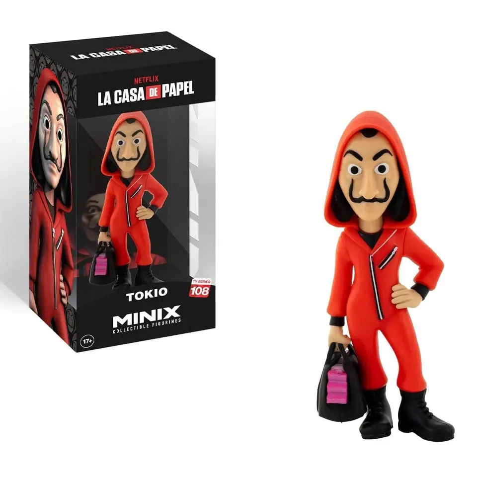 Minix Money Heist Tokyo Vinyl Figure with Mask – Collectible - Image 1