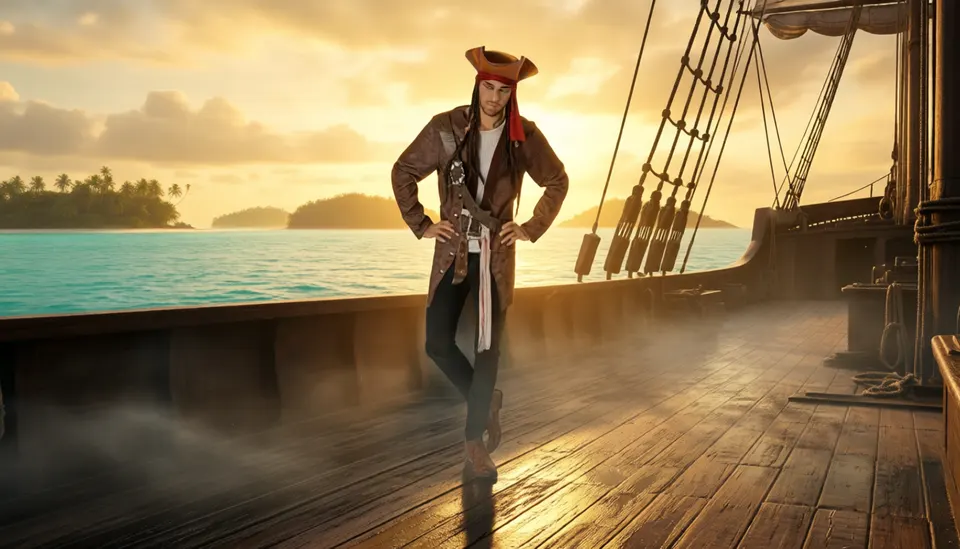 Rubie's Jack Sparrow Costume – IT820520-STD
