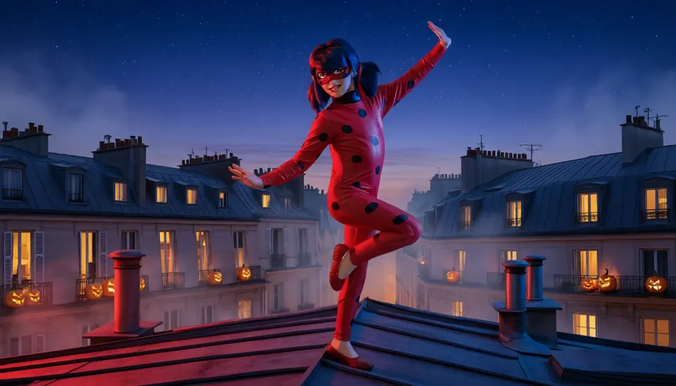 Miraculous Ladybug Halloween Child Costume – Jumpsuit & Mask