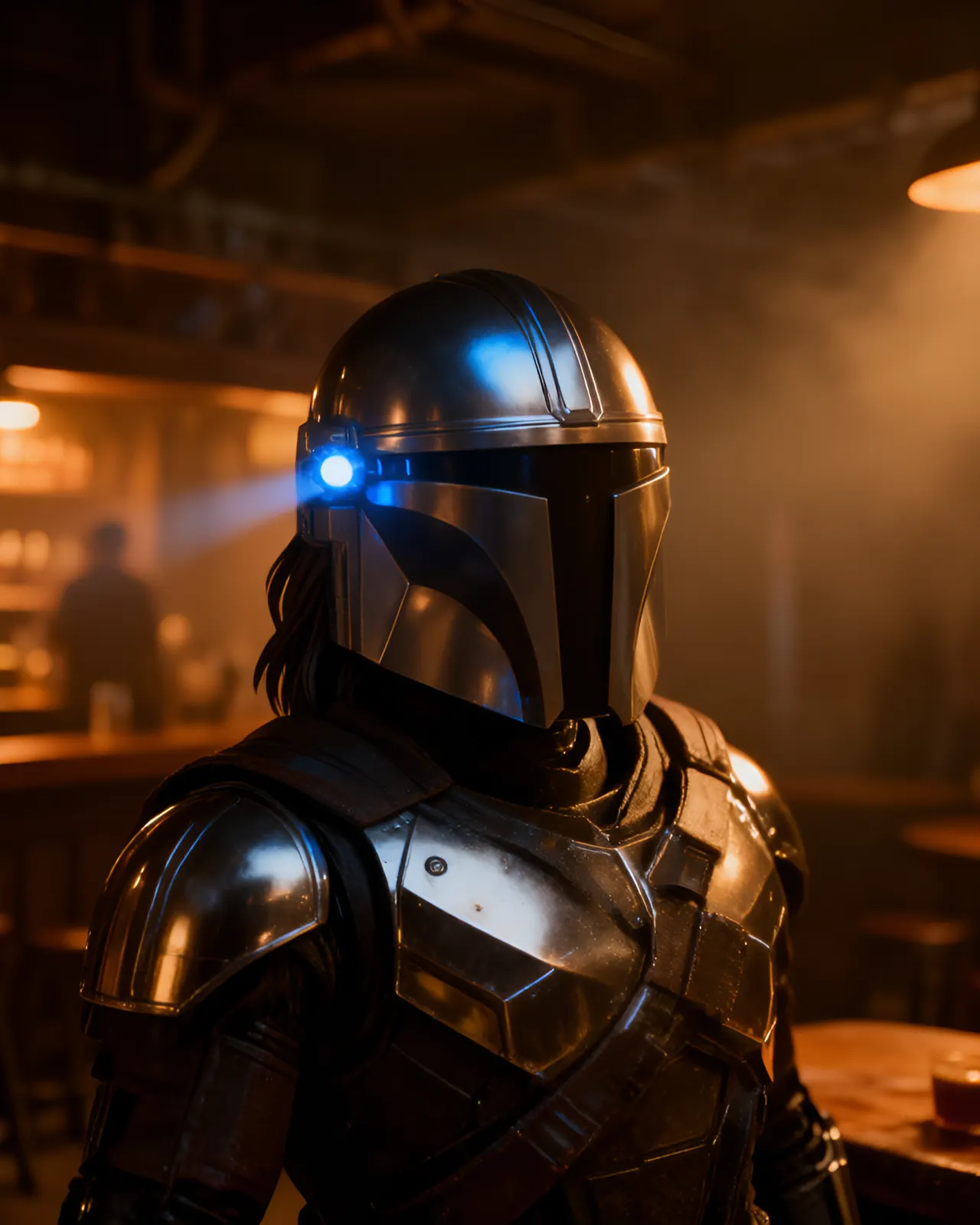 Hasbro Star Wars Black Series The Mandalorian Electronic Helmet - Image 10