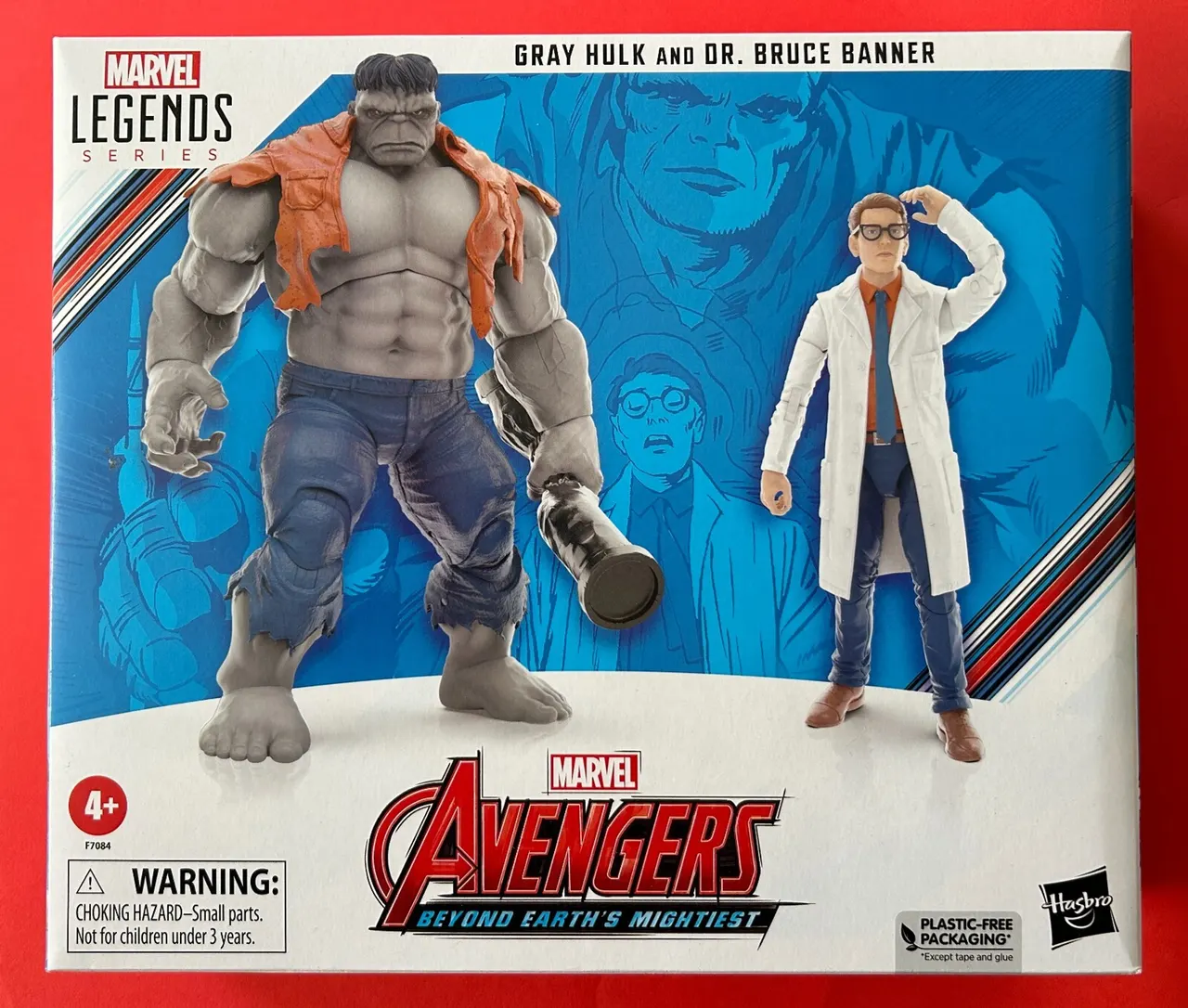 Hasbro Marvel Legends Gray Hulk & Dr. Bruce Banner 2-Pack 6-Inch - Image 15