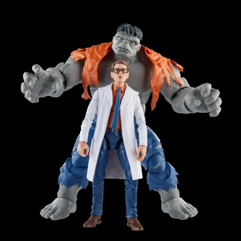 Hasbro Marvel Legends Gray Hulk & Dr. Bruce Banner 2-Pack 6-Inch