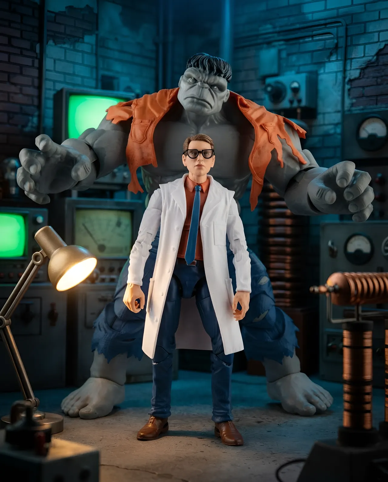 Hasbro Marvel Legends Gray Hulk & Dr. Bruce Banner 2-Pack 6-Inch - Image 17
