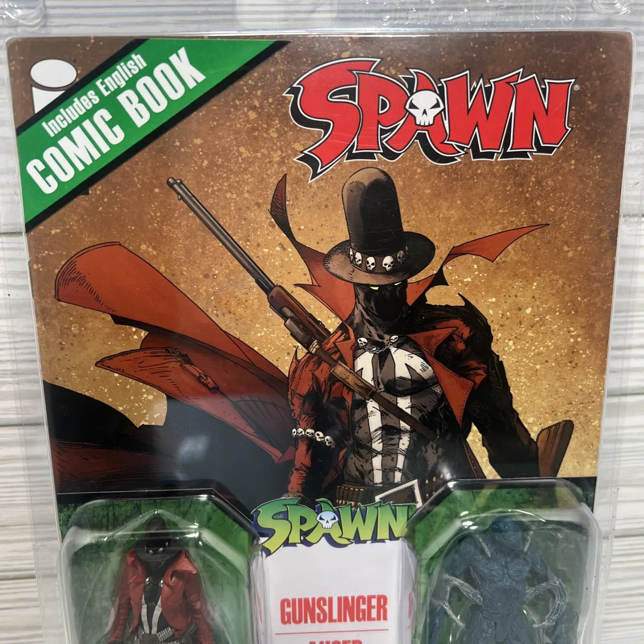 McFarlane Toys Page Punchers Spawn Gunslinger & Auger 3" 2‑Pack with Comic - Image 3