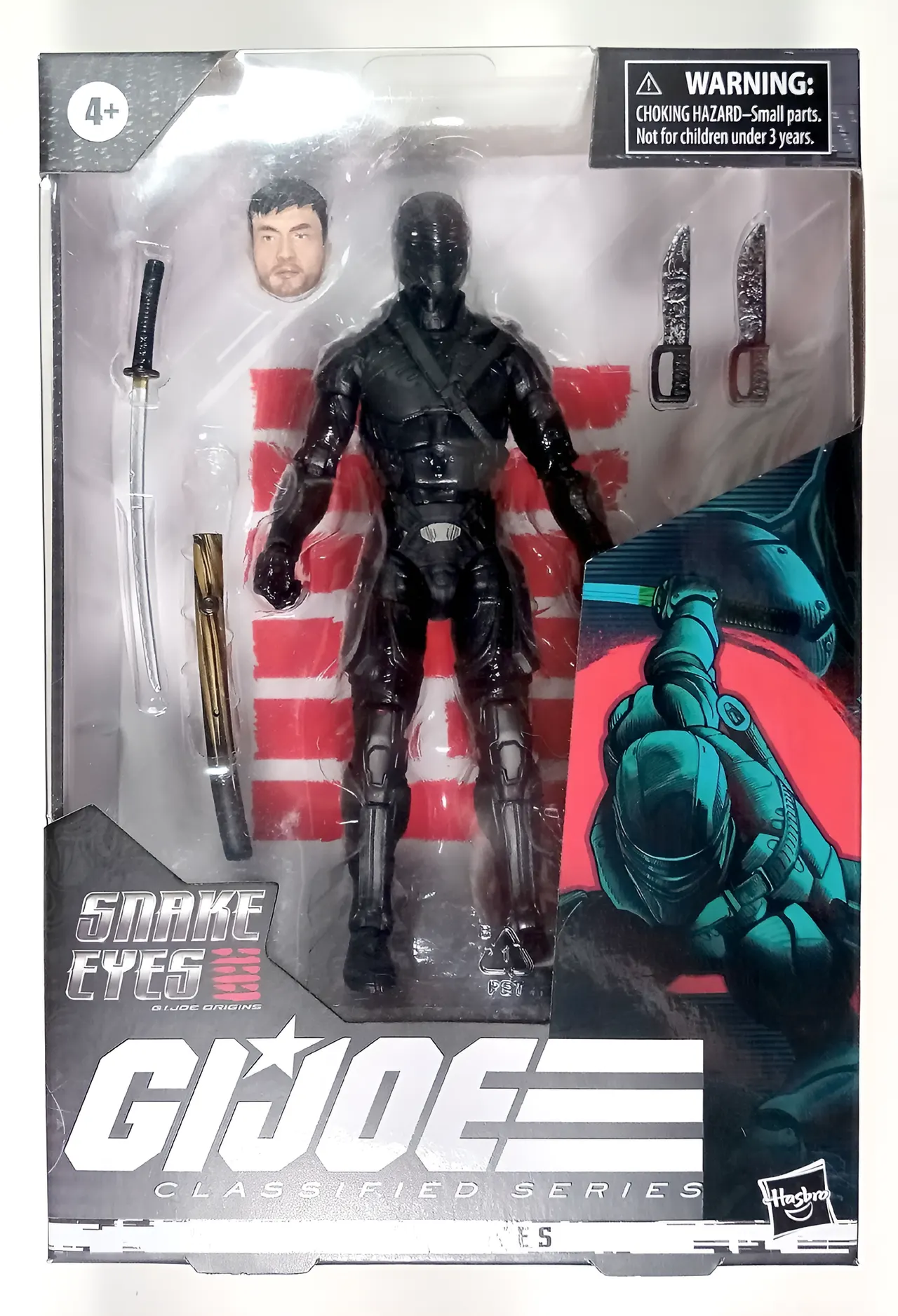 Hasbro G.I. Joe Classified Series 16 Snake Eyes 6" Action Figure - Image 5