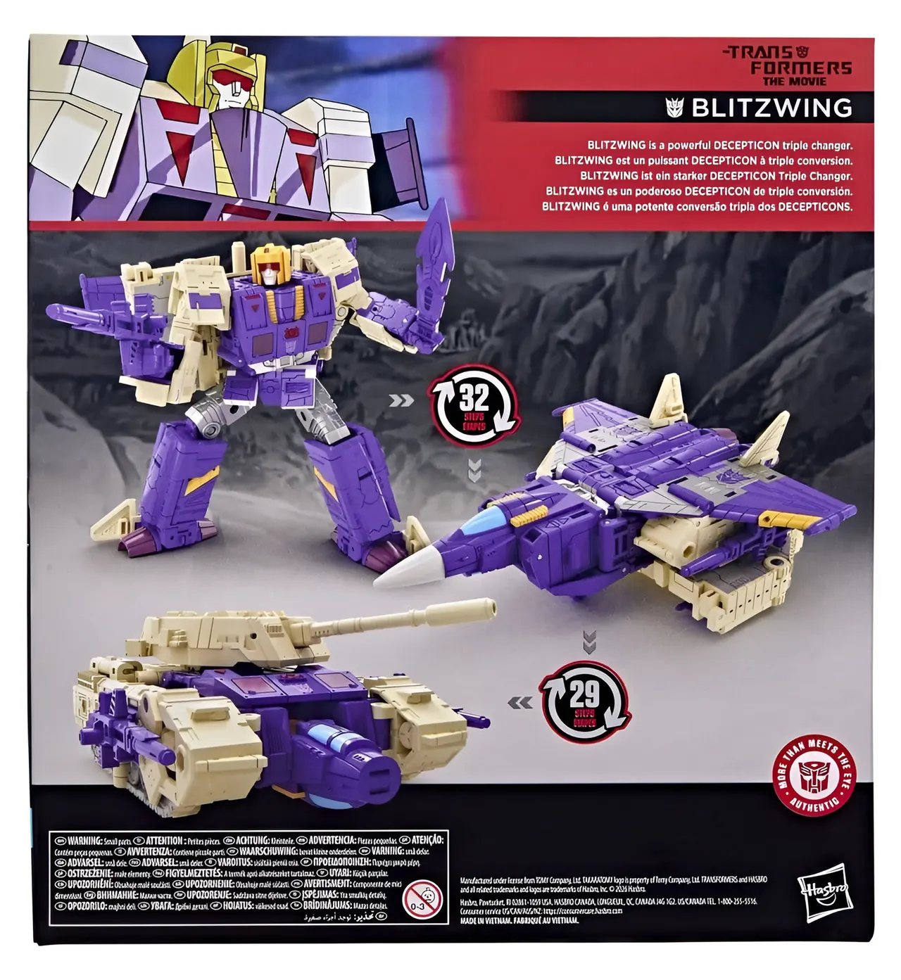 Transformers Studio Series Leader Class Blitzwing Action Figure - Image 7