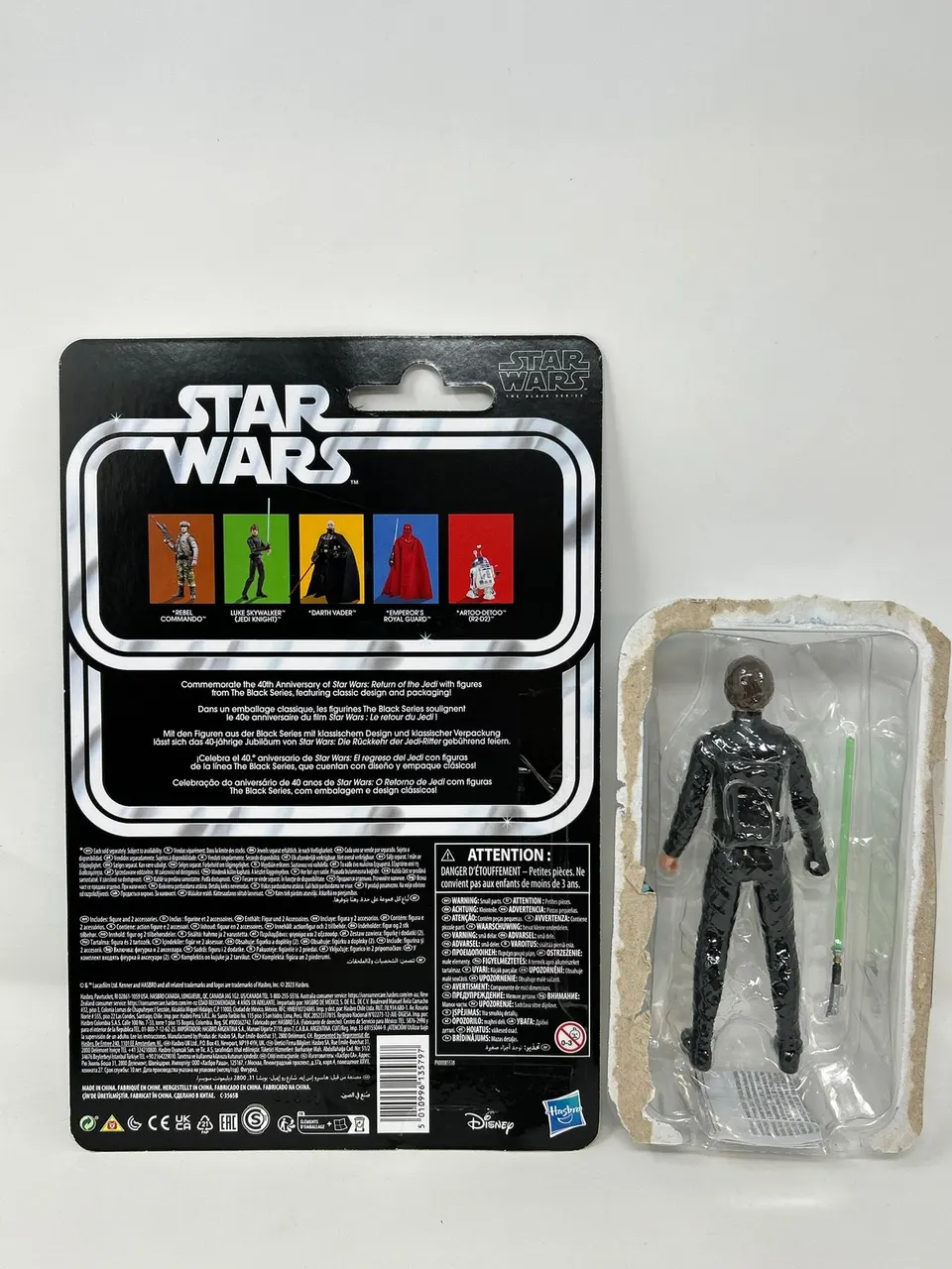 Hasbro Star Wars Black Series Luke Skywalker Jedi 40th Anniversary 6" - Image 3