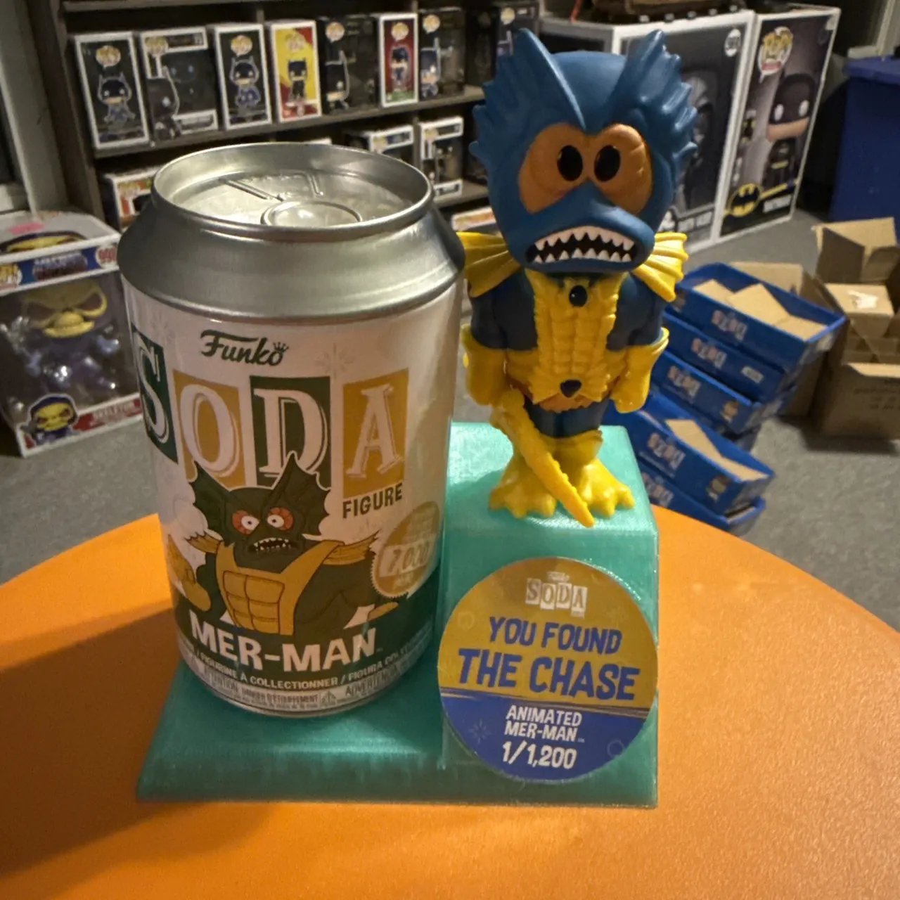 Funko Pop! Masters of the Universe Mer-Man (BU Chase) SODA Vinilo - Image 6