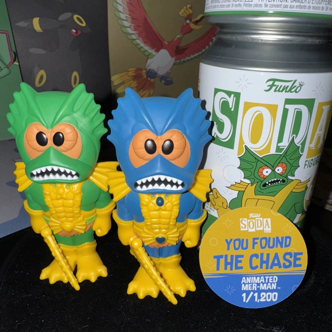 Funko Pop! Masters of the Universe Mer-Man (BU Chase) SODA Vinilo - Image 16