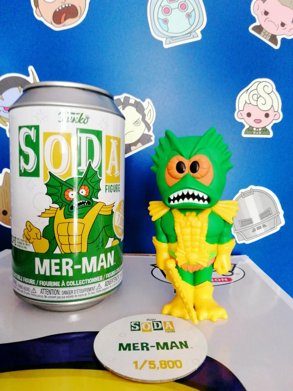 Funko Pop! Masters of the Universe Mer-Man (BU Chase) SODA Vinilo - Image 15
