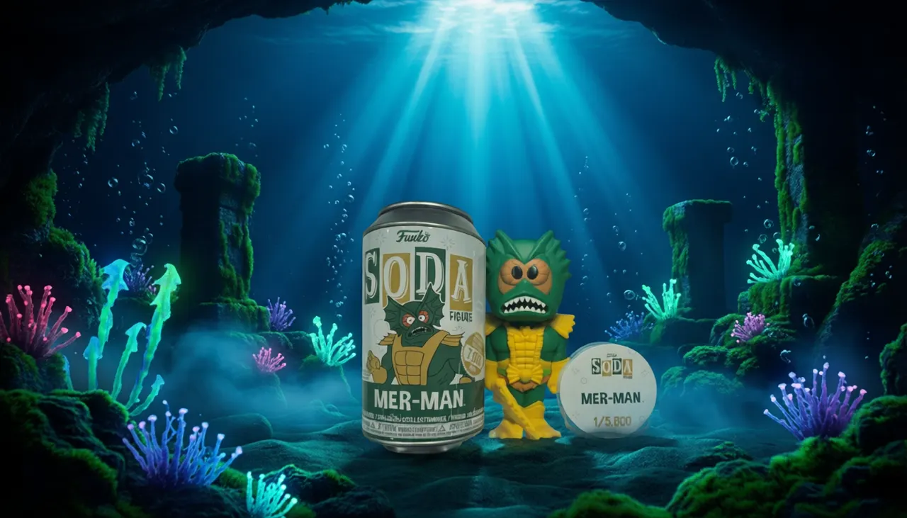 Funko Pop! Masters of the Universe Mer-Man (BU Chase) SODA Vinilo - Image 21