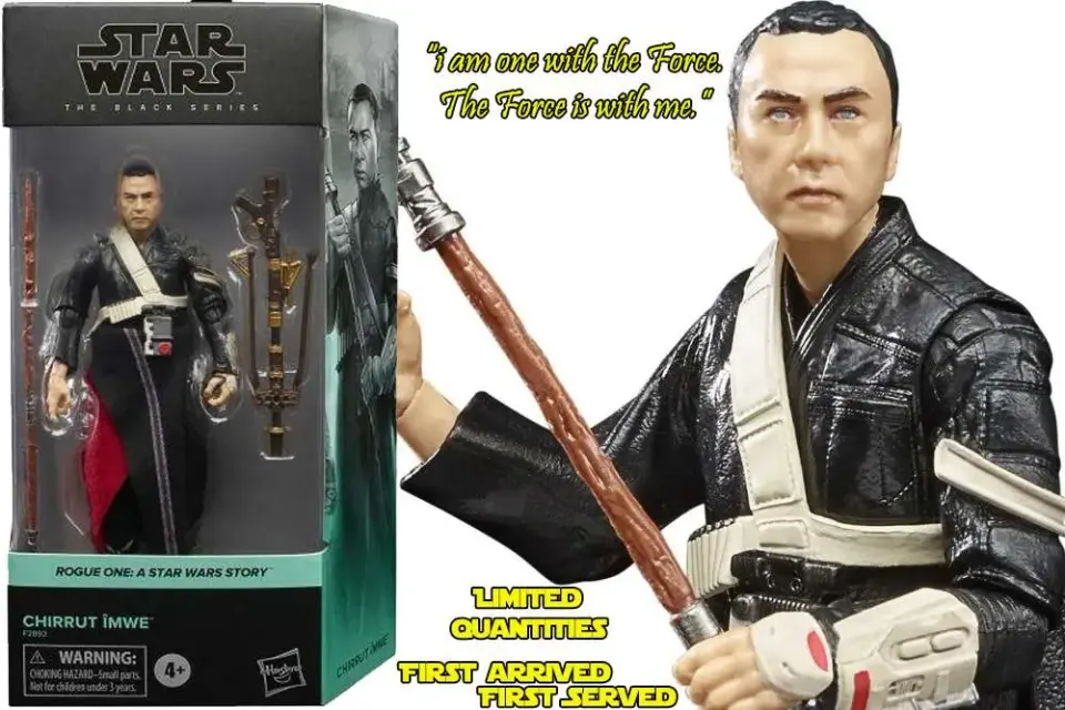 Hasbro Star Wars Black Series Chirrut Îmwe 6" Figure - Image 6