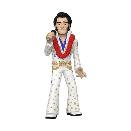Funko Vinyl GOLD Elvis 5" Figure (Model 65779) - Image 1