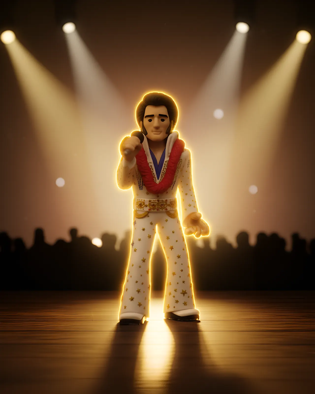 Funko Vinyl GOLD Elvis 5" Figure (Model 65779) - Image 4