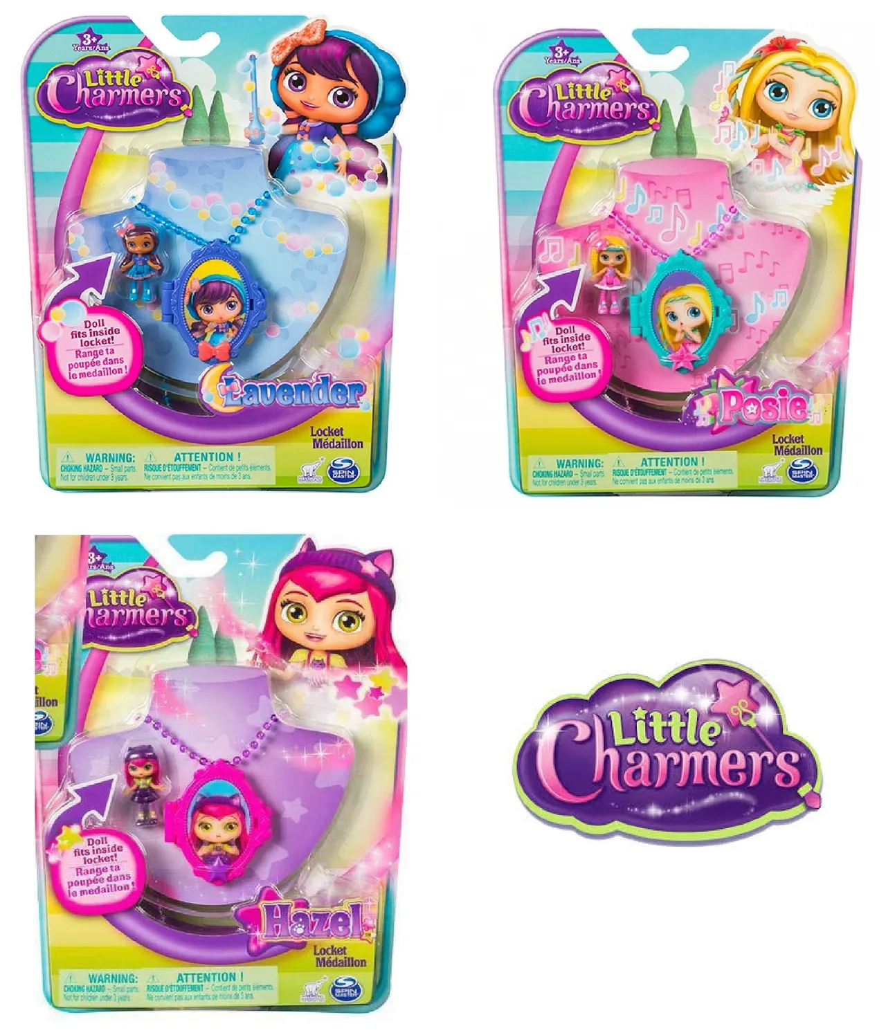 Spin Master Little Charmers Mini Doll & Necklace Set – Collectible Toy - Image 1