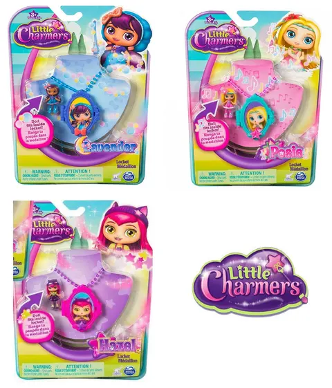 Spin Master Little Charmers Mini Doll & Necklace Set – Collectible Toy