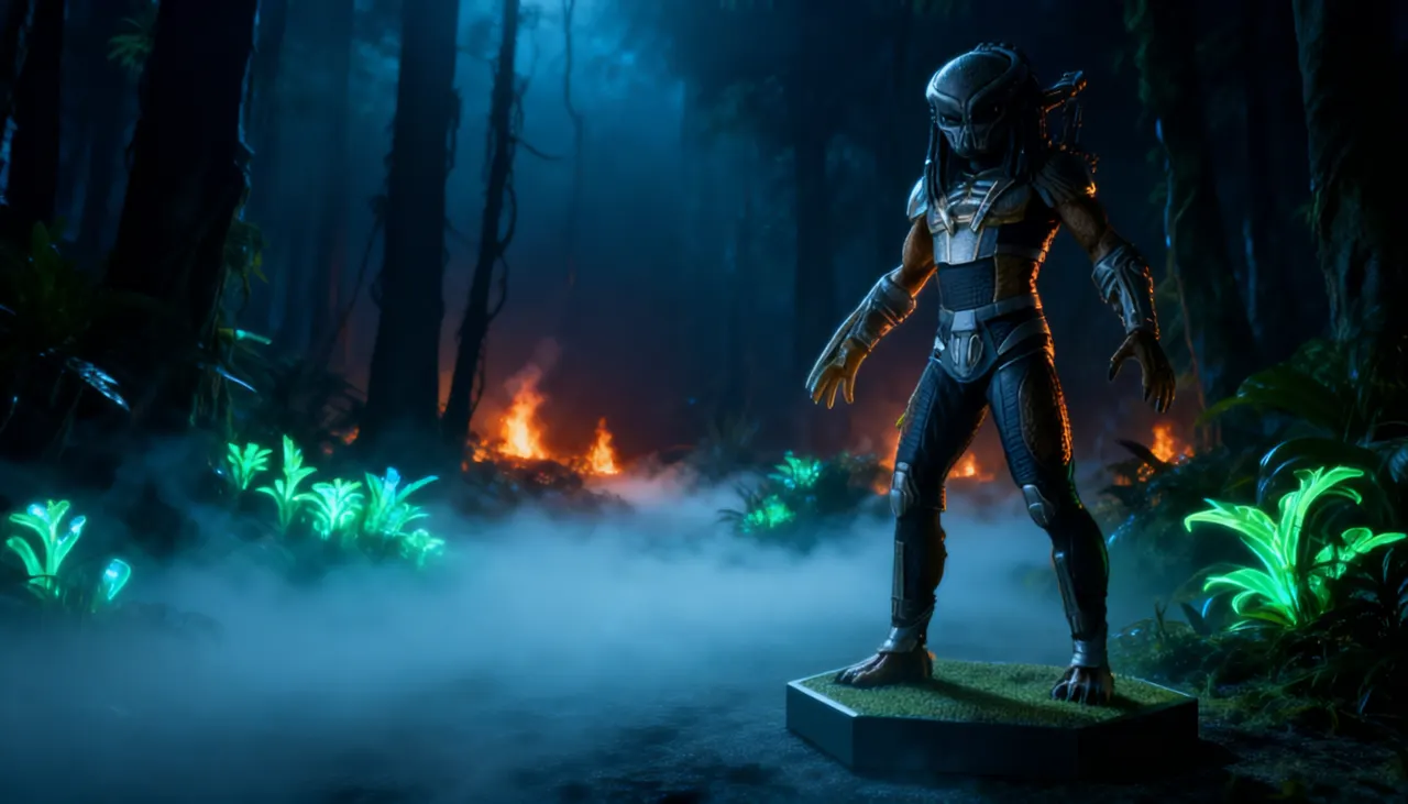 Eaglemoss Predator Figurine – 5" Hand‑Painted Resin, The Predator 2018 - Image 2