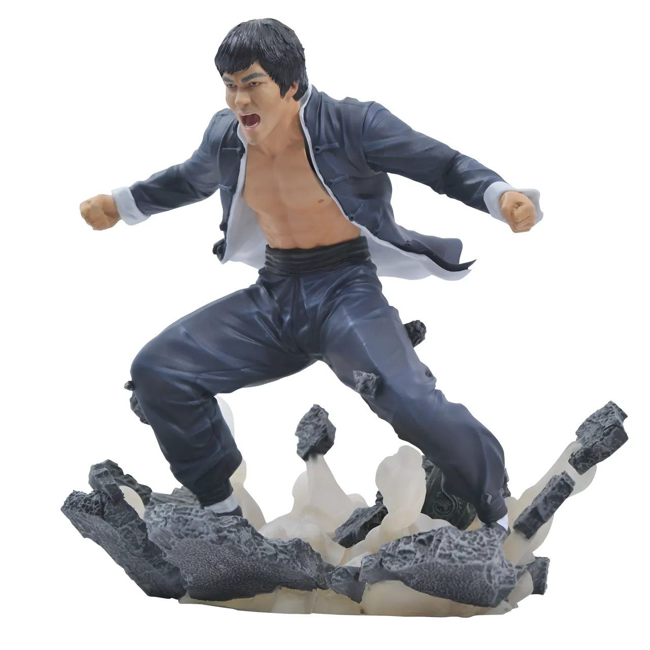 Diamond Select Toys Bruce Lee Earth PVC Statue – 9" Gallery - Image 2