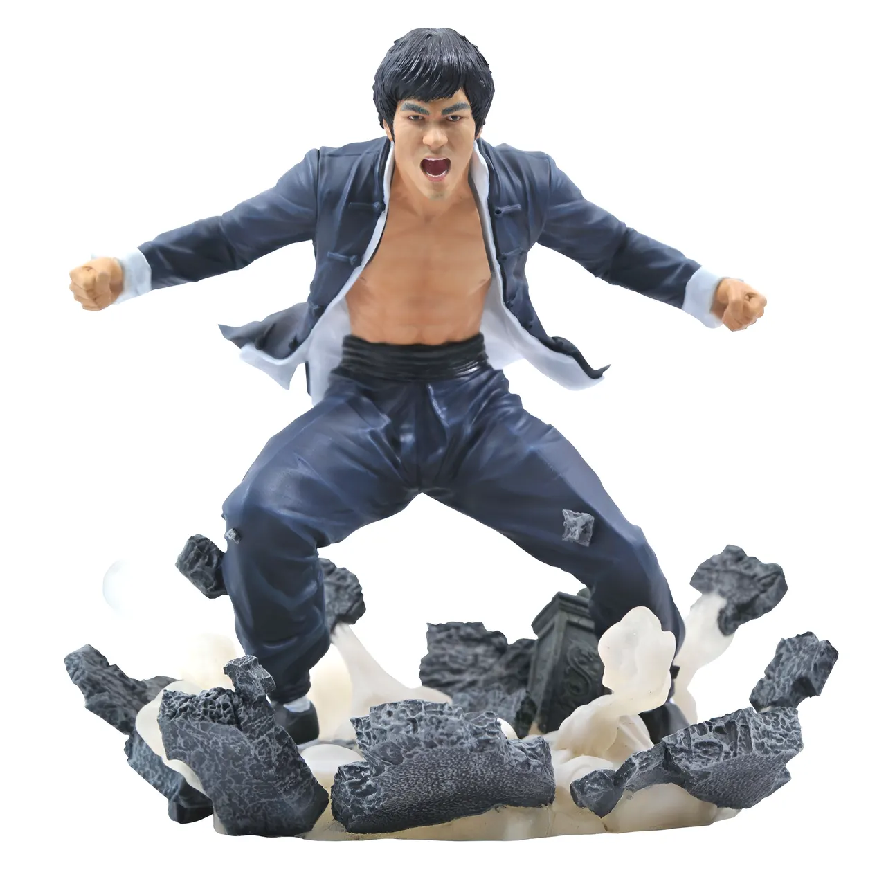 Diamond Select Toys Bruce Lee Earth PVC Statue – 9" Gallery - Image 1