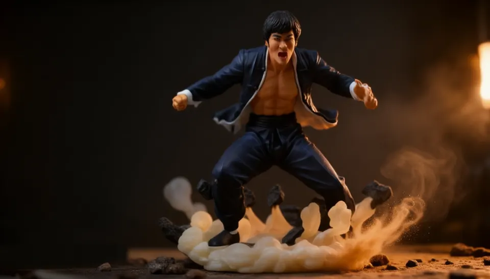 Diamond Select Toys Bruce Lee Earth PVC Statue – 9" Gallery