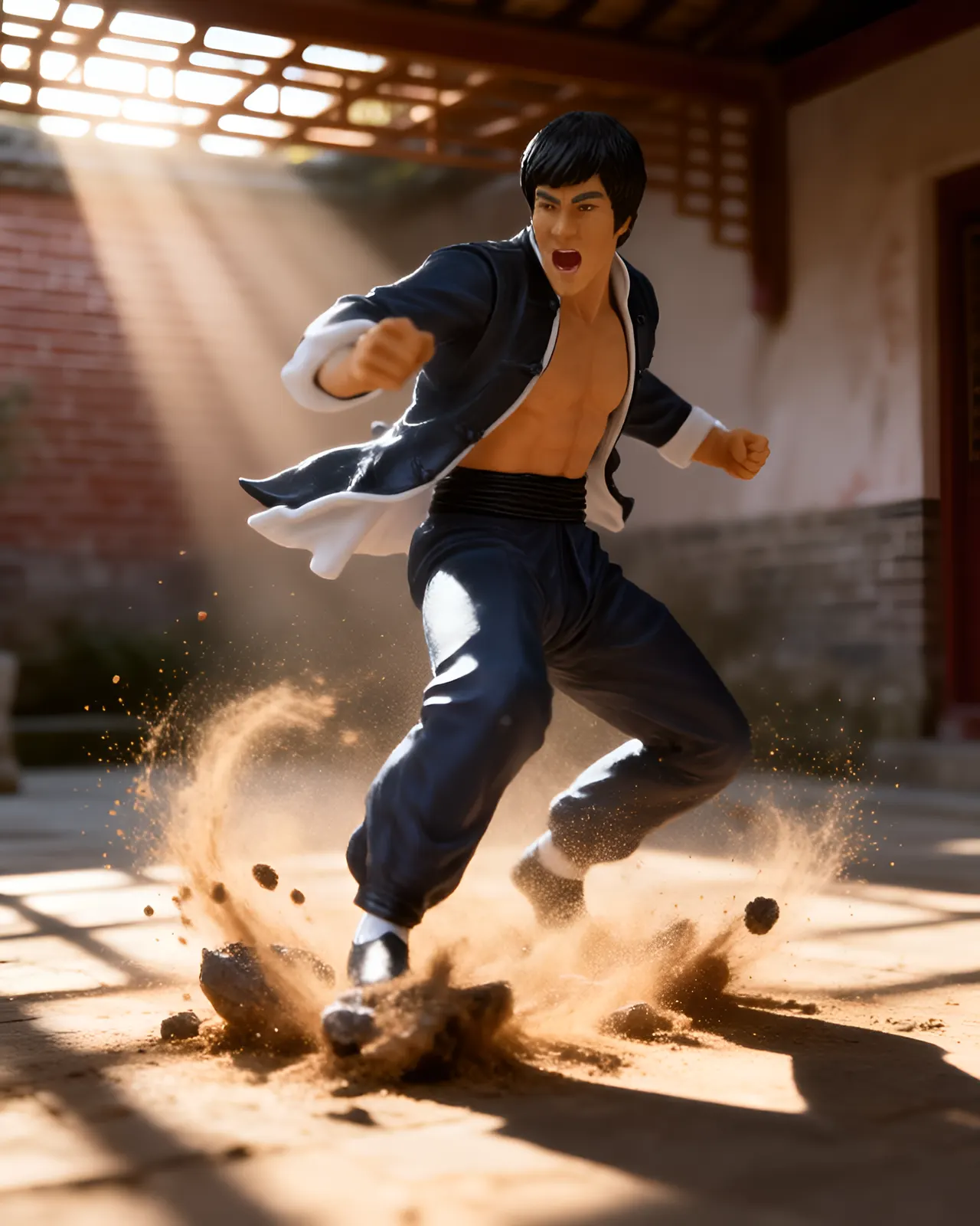 Diamond Select Toys Bruce Lee Earth PVC Statue – 9" Gallery - Image 5