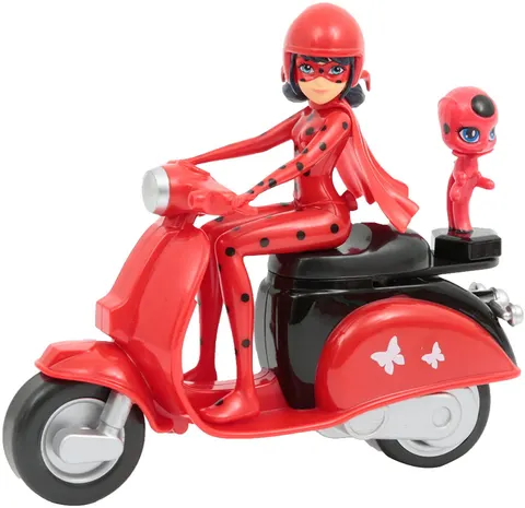 Giochi Preziosi Miraculous Zoomin' Ladybug Scooter with Tikki Playset