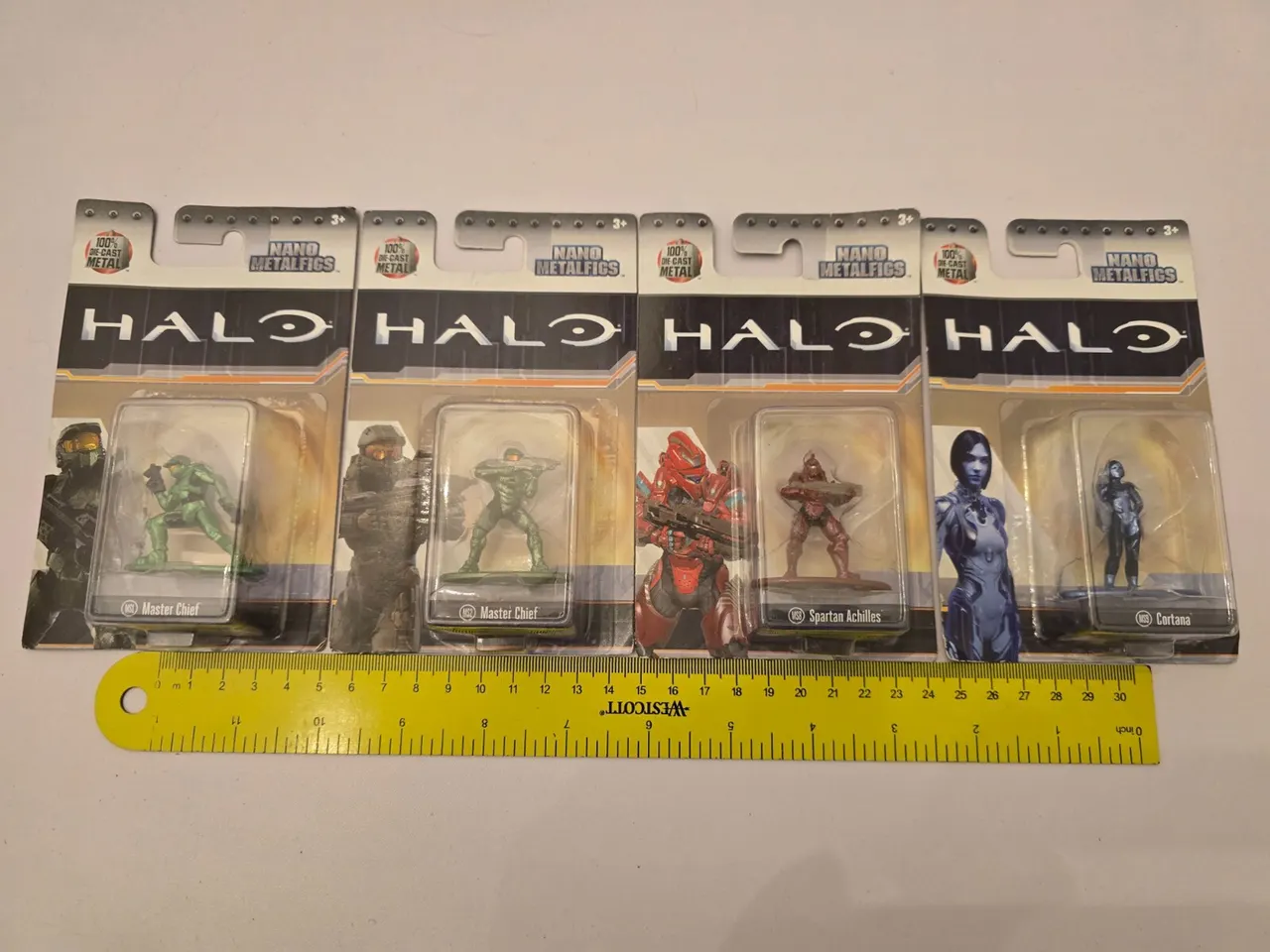 Jada Toys Halo Nano Metalfigs 4‑Pack – Master Chief & Emile - Image 1