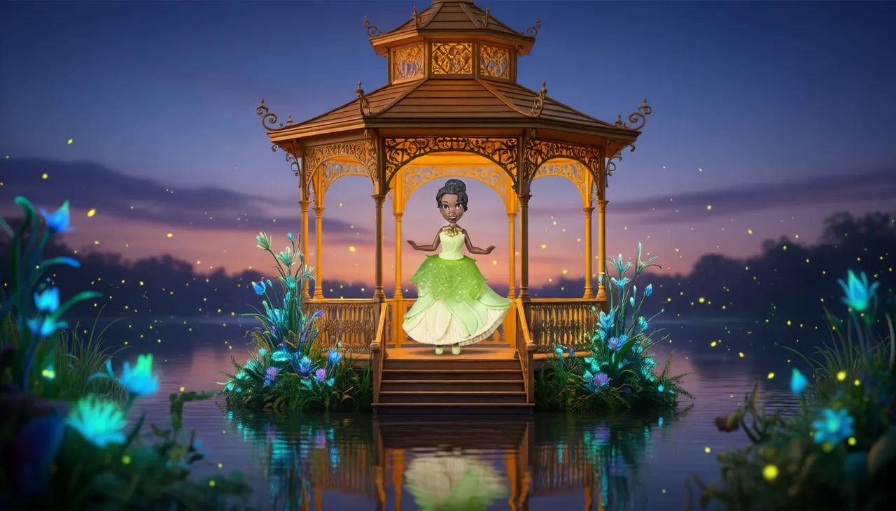 Hasbro Disney Princess Tiana Small Doll – Royal Clips - Image 2