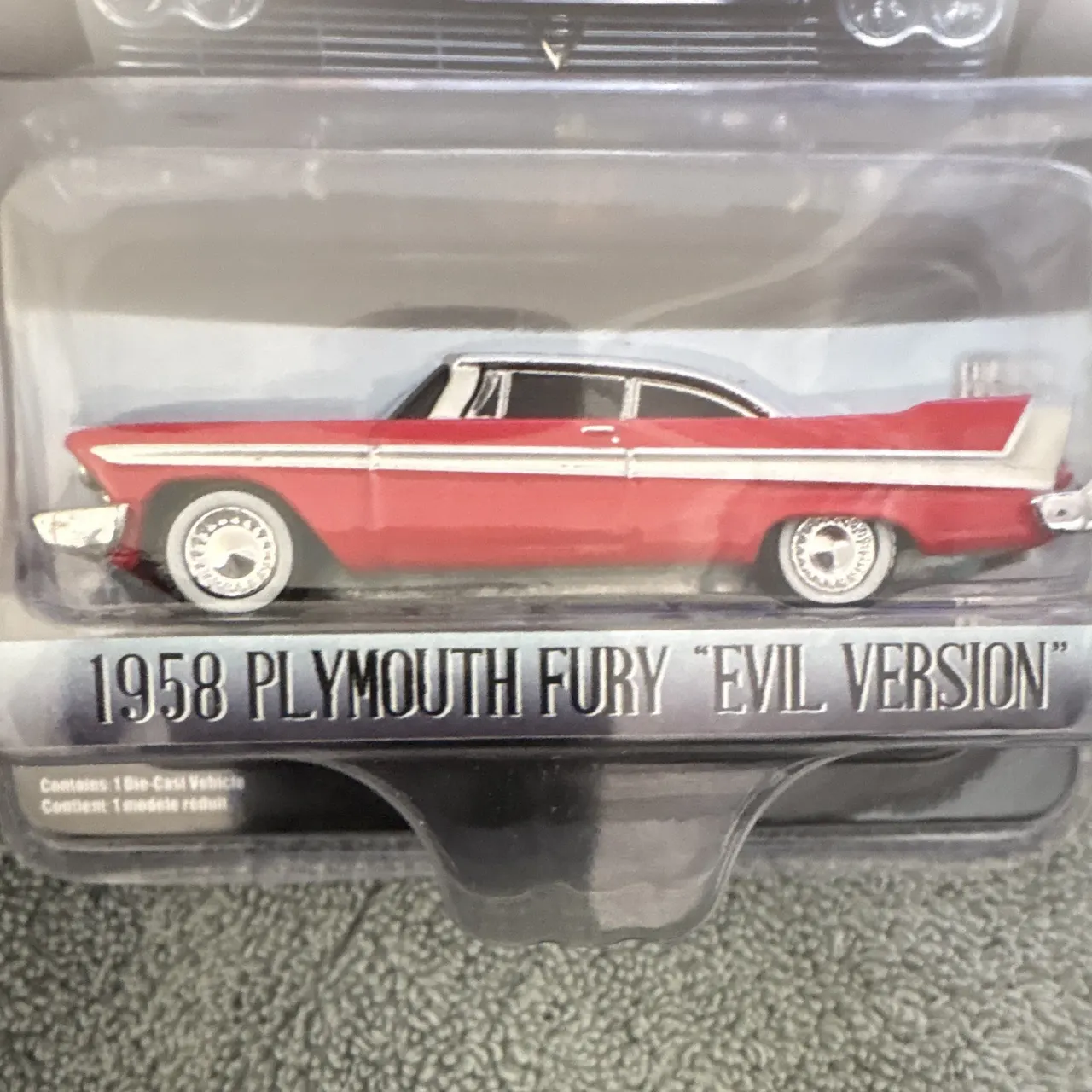 Green Light Collectibles Hollywood 1:64 Christine 1958 Plymouth Fury - Image 6